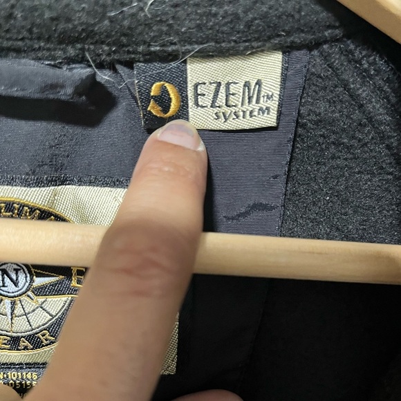 North End Pro Club Black Fleece Quarter-Zip Pullover - Size Large - Picture 8 of 16